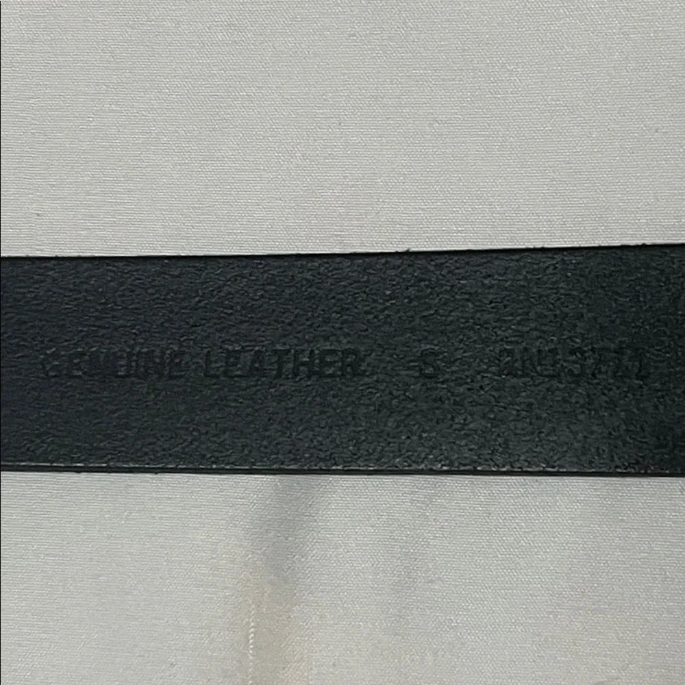 Amanda Smith Black Leather Belt